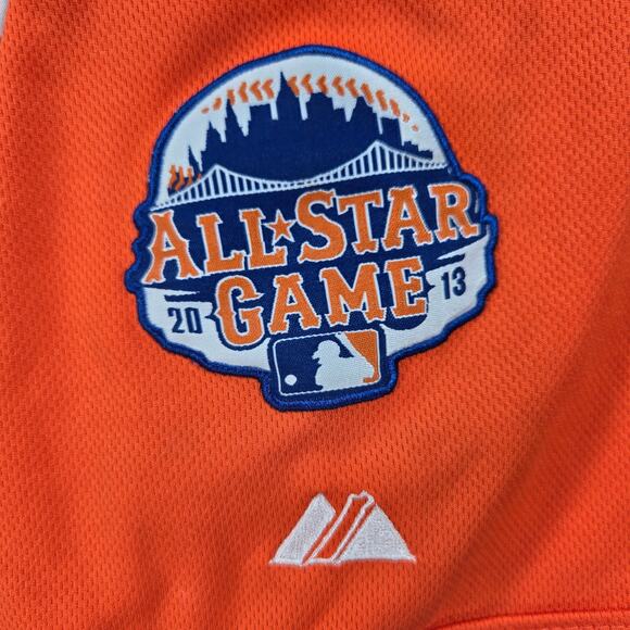 2013 Yadier Molina #4 National All Star Game Orange Jersey Men's Size 56 - Picture 5 of 10